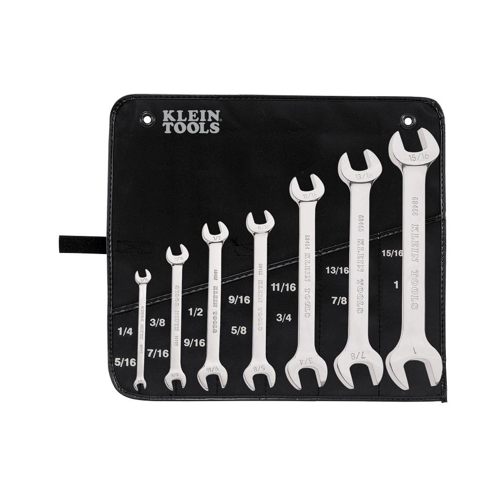 7 Piece Open-End Wrench Set