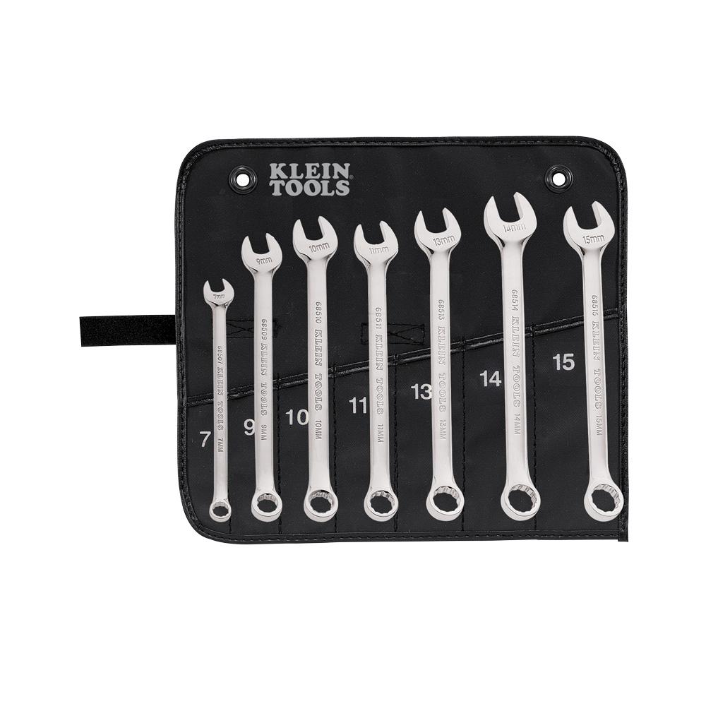 Metric Combo Wrench Set, 7 Pc