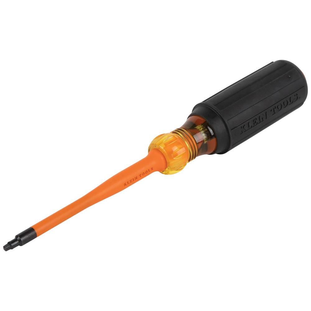 Insulated Screwdriver, #1 SQ, 4&#34;