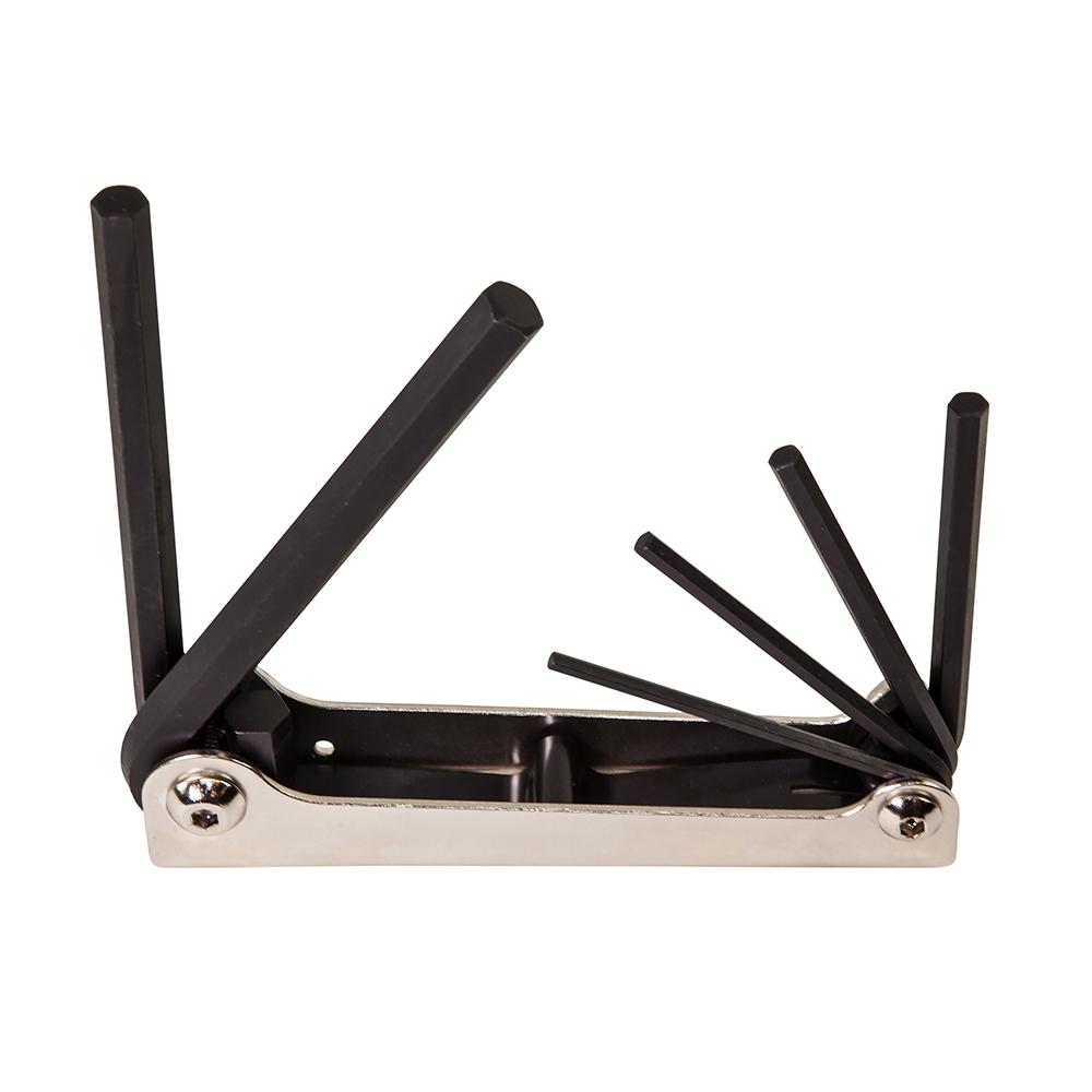 Six-Key Metric Folding Hex Key Set