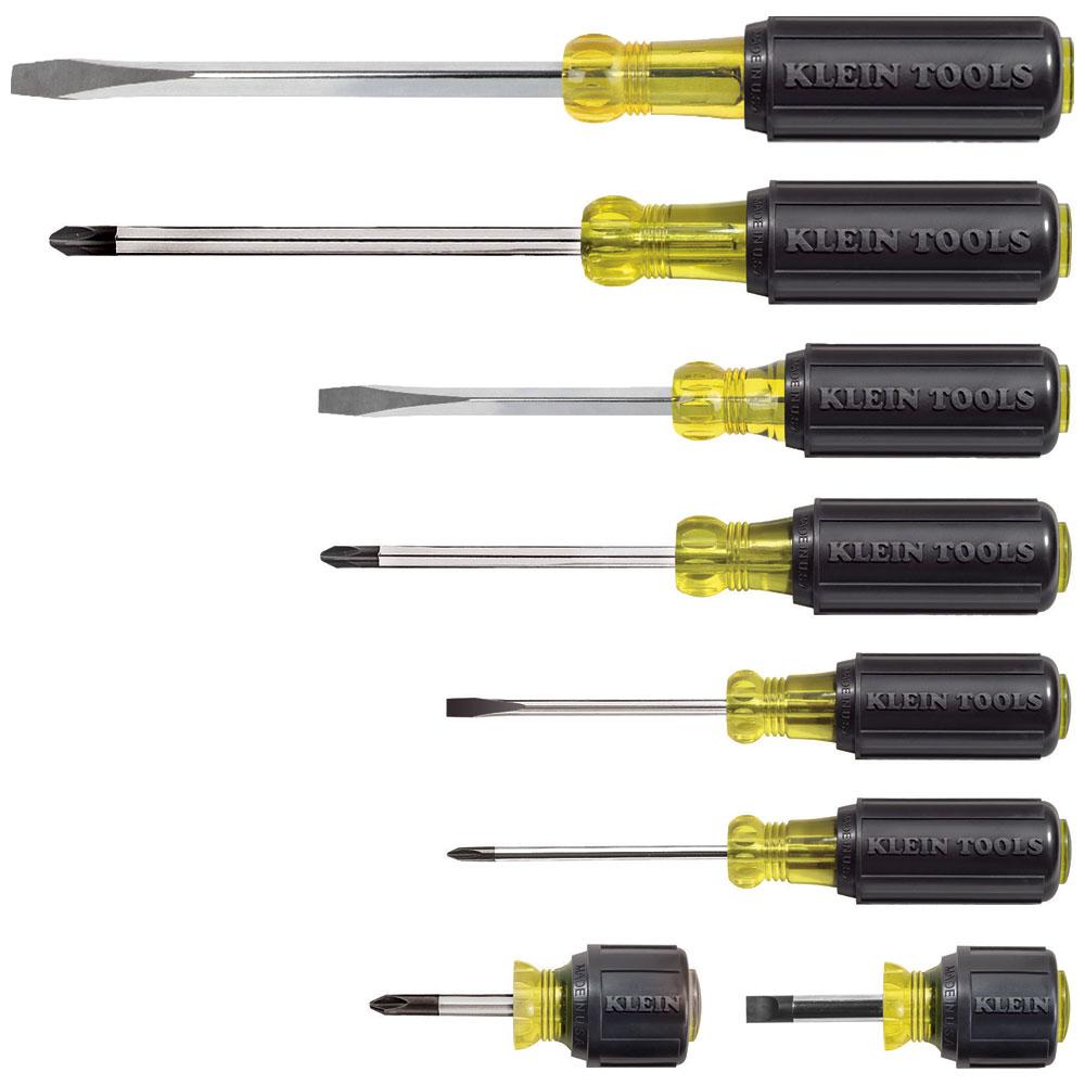 Cushion-Grip Screwdriver Set, 8 Pc