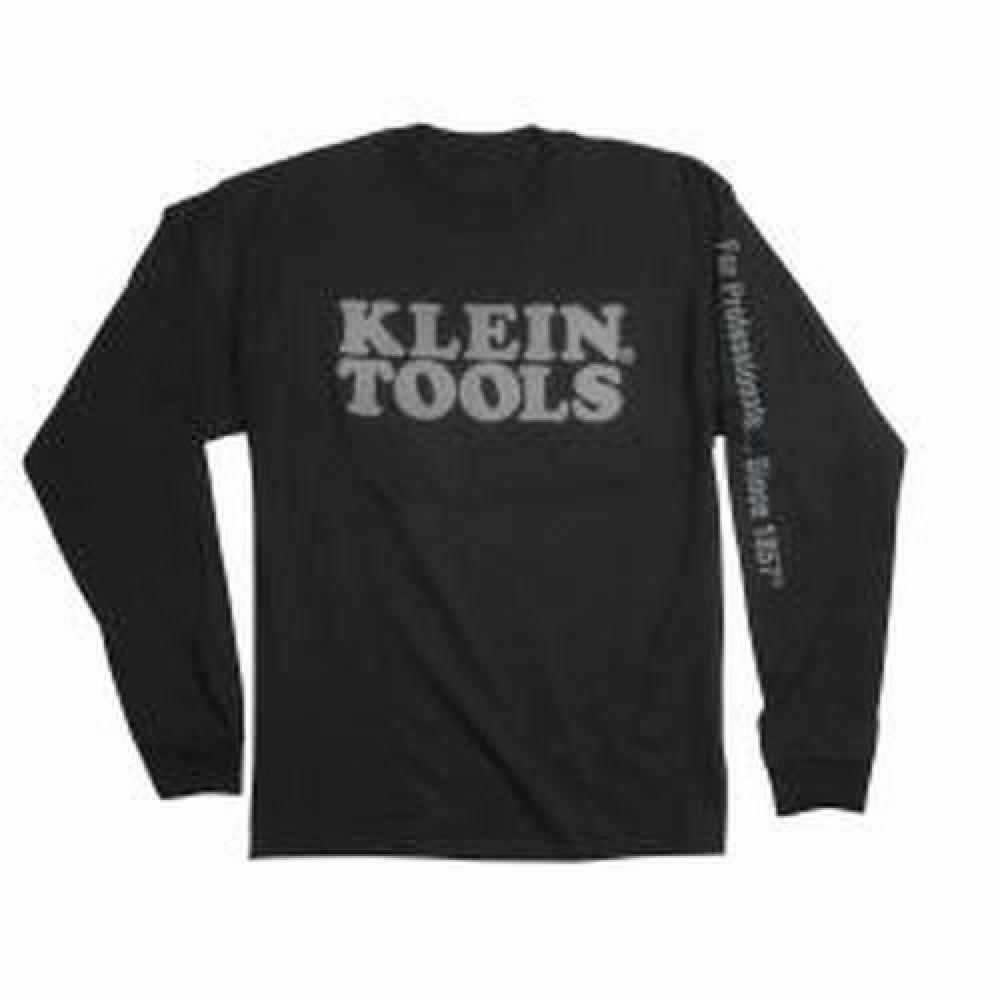 Klein Tools Black Long Sleeve T-Shirt - Small