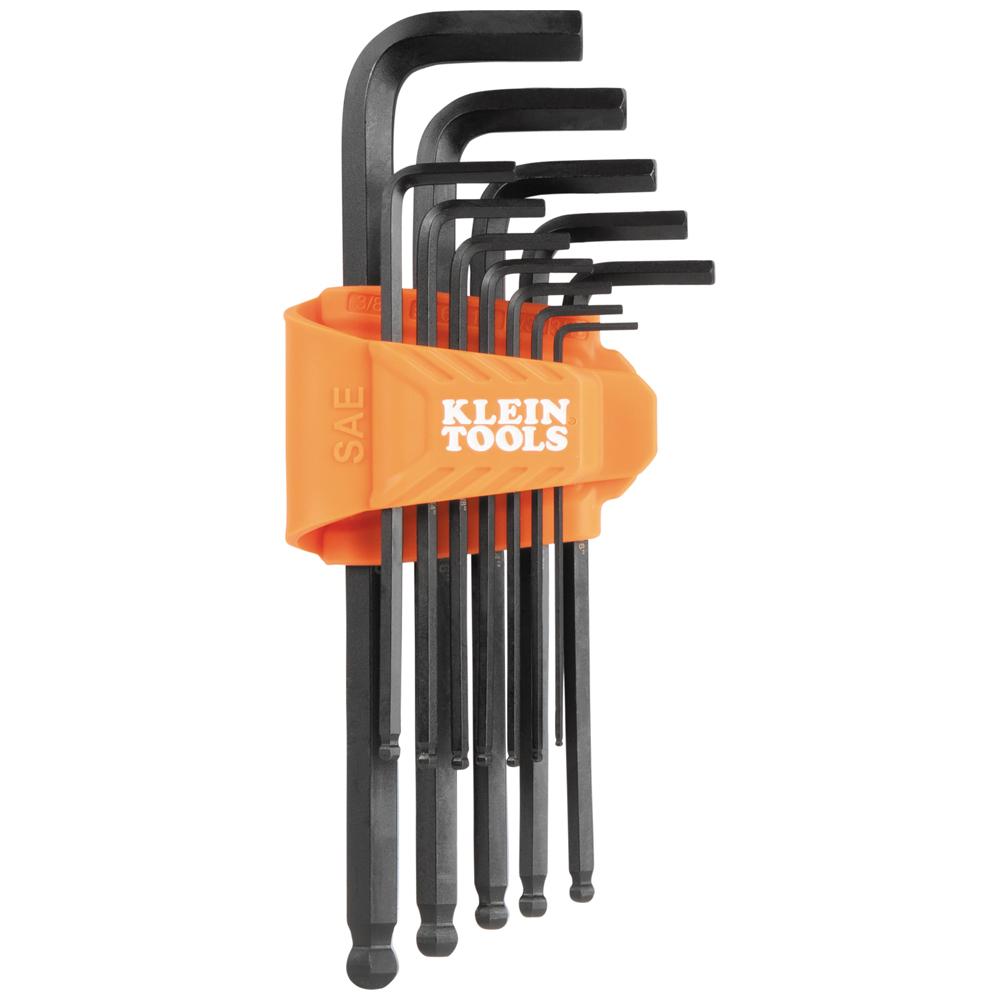Ball-End Hex Key Wrench Set, 12 Pc