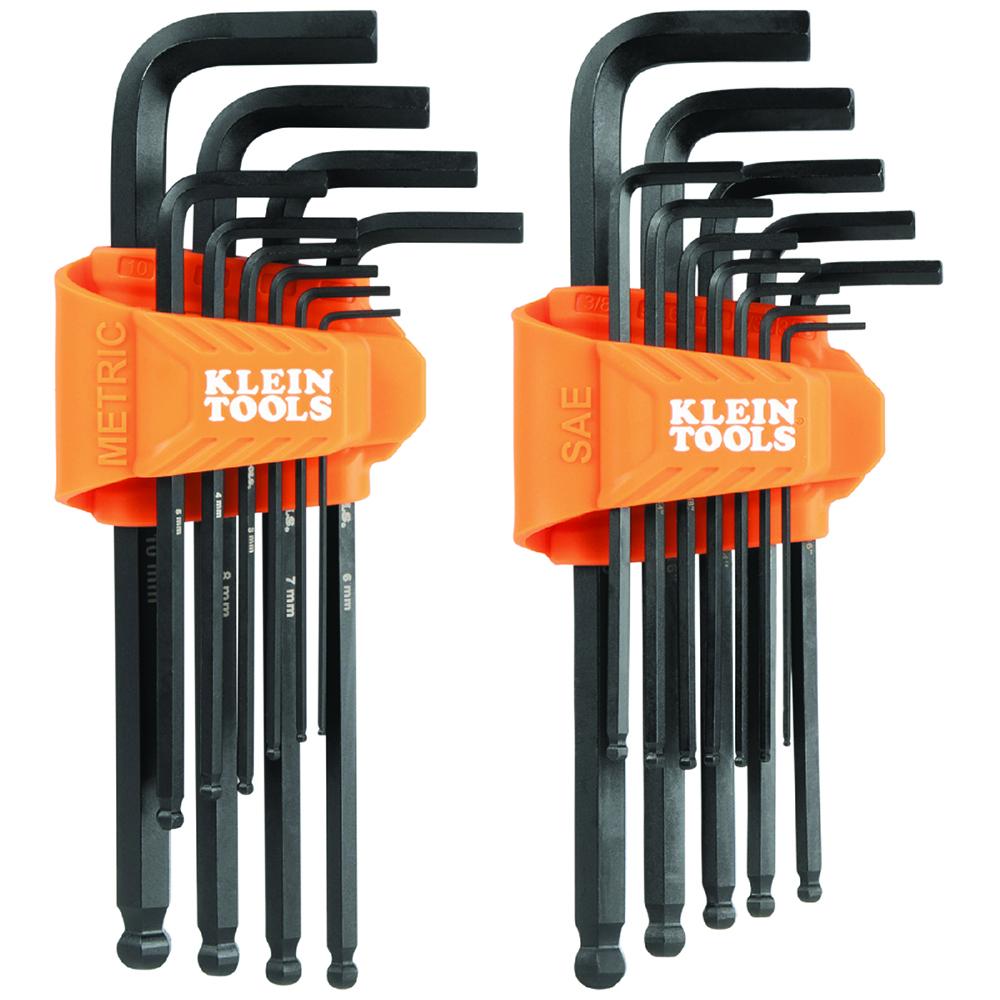 Ball End Hex Key Set, 22 Pc