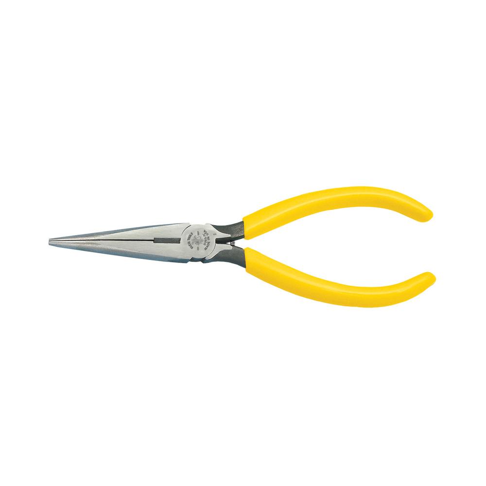 7&#34; Long Nose Pliers, Cut w/Spring