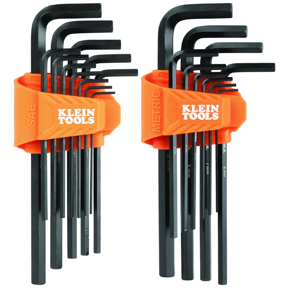 L-Style Long Hex Key Set, 22-Pc