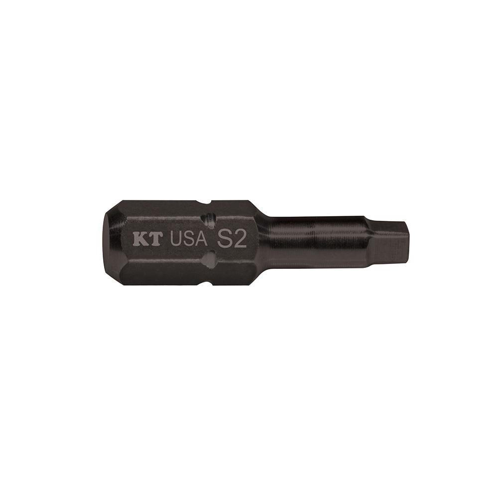 #2 Sq Insert Power Drivers 1&#34; Pk 5