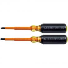 Klein Tools 33532-INS - Screwdriver Set, Insul, 4" L, 2 Pc