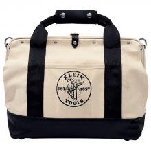 Klein Tools 5003-18 - 18" Canvas Tool Bag, Leather Bottom