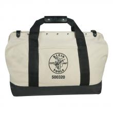 Klein Tools 5003-20 - 20" Canvas Tool Bag, Leather Bottom