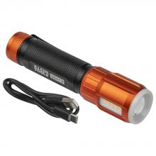 Klein Tools 56412 - Rechargeable Flashlight with Worklight