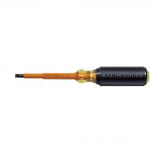 Klein Tools 602-4-INS - Screwdriver, Insulated, 1/4" Cab 4"