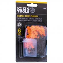 Klein Tools 605036 - Corded Earplugs, 6-Pair Pack