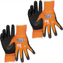 Klein Tools 60579 - A1 Cut Knit Dipped Gloves, S, 2-Pr
