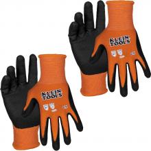 Klein Tools 60581 - A1 Cut Knit Dipped Gloves, L, 2-Pr