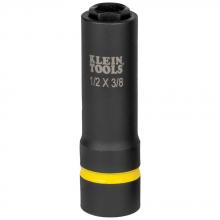 Klein Tools 66061 - 2-in-1 Socket 1/2" X 3/8", 6 Pt