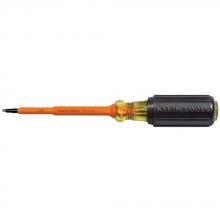 Klein Tools 661-4-INS - Screwdriver, Insul, #1 Square, 4" L