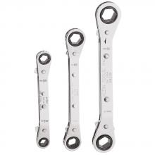 Klein Tools 68244 - Reverse Ratchet Box Wrench Set 3 Pc