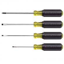 Klein Tools 85484 - Mini Cushion-Grip Screwdrivers 4 Pc