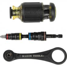 Klein Tools 85515HD - Mini-Ratchet, Multi-Bit Driver Set