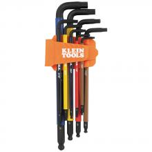 Klein Tools BLS9 - Color-Coded SAE Hex Key Set, 9 Pc