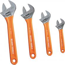 Klein Tools D5074 - Extra-Capacity Adj Wrenches, 4 Pc