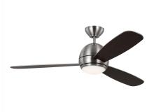 Generation Lighting 3OBSR52BSD - Orbis 52 Inch Indoor/Outdoor Integrated LED Dimmable Ceiling Fan