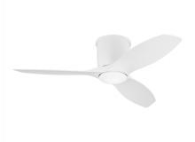 Generation Lighting 3TTHR44RZWD - Titus 44 Inch Indoor/Outdoor Integrated LED Dimmable Hugger Ceiling Fan