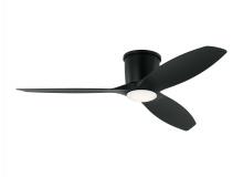 Generation Lighting 3TTHR52MBKD - Titus 52 Inch Indoor/Outdoor Integrated LED Dimmable Hugger Ceiling Fan
