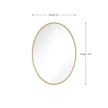 Generation Lighting MR1300BBS - Oval Mirror