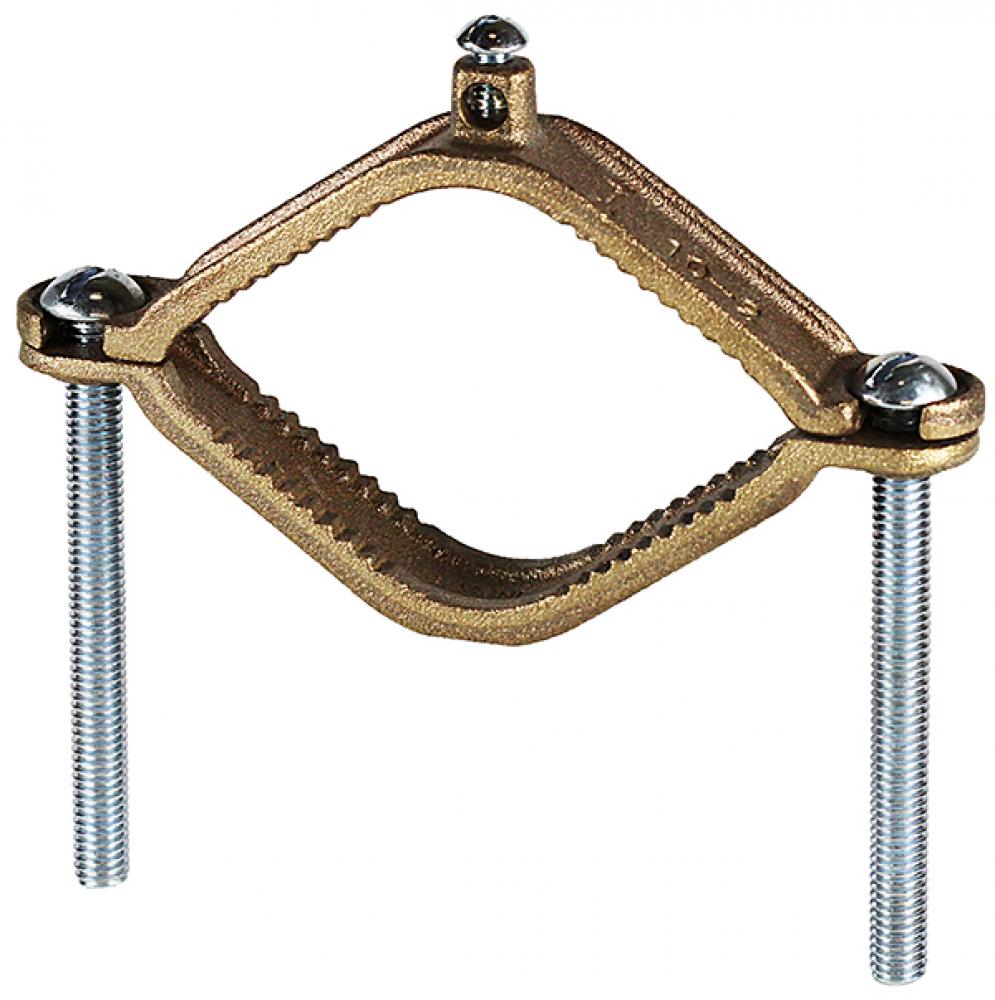 2-1/2 to 4&#34; Bare Ground Clamps Bronze