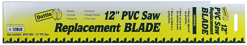 12&#34; PVC Bi - Saw Replacement Blades