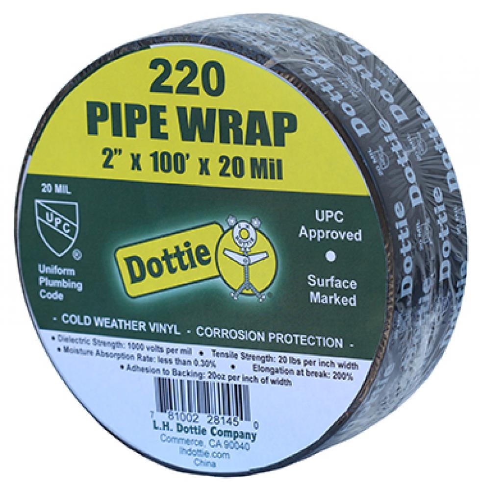 2 X 100&#39; 20 MIL PIPE WRAP Pipe Wrap 20 Mil