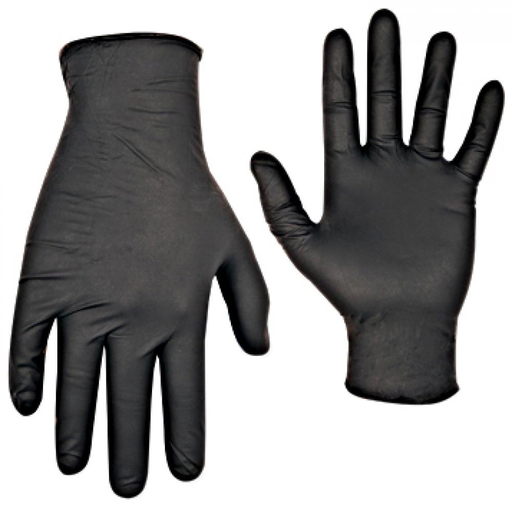 Black Nitrile Disposable Gloves, Nn-Powdered - M