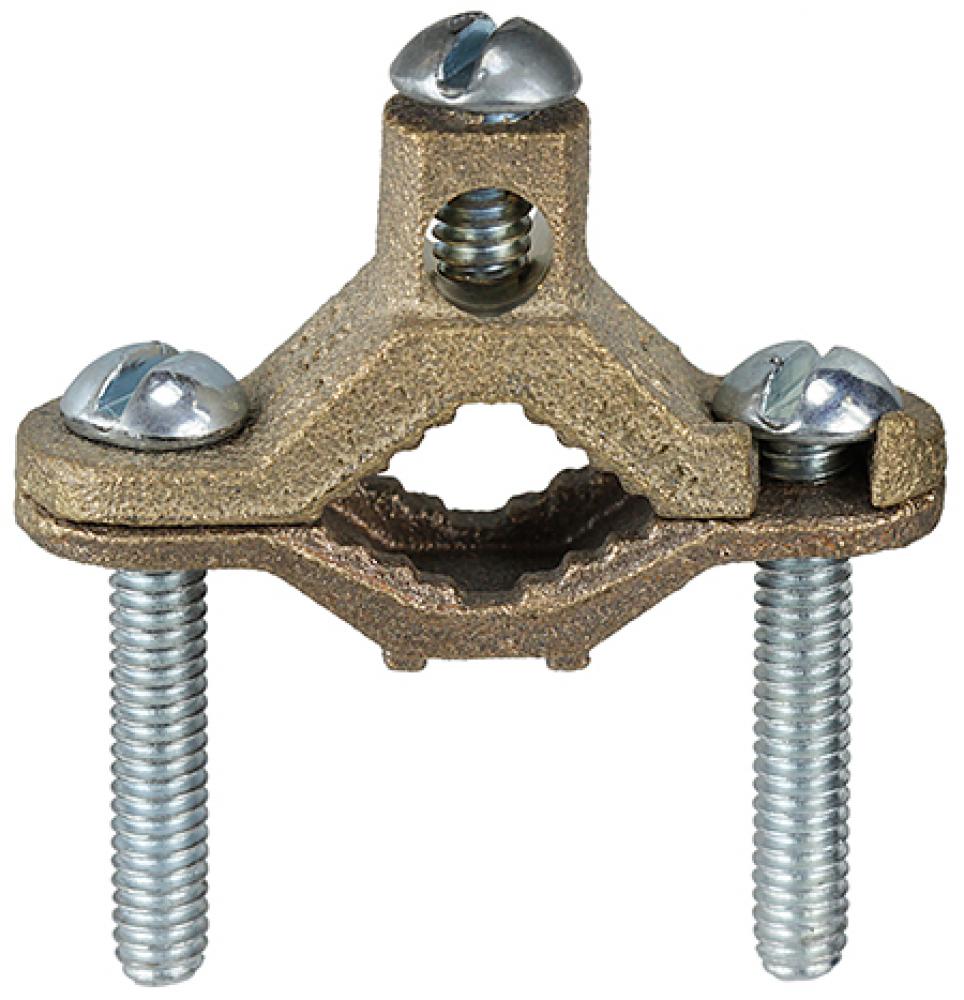 1/2 to 1&#34; Bare Ground Clamps Bronze