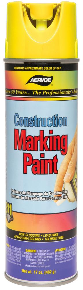 Yellow Construction Marking Paint