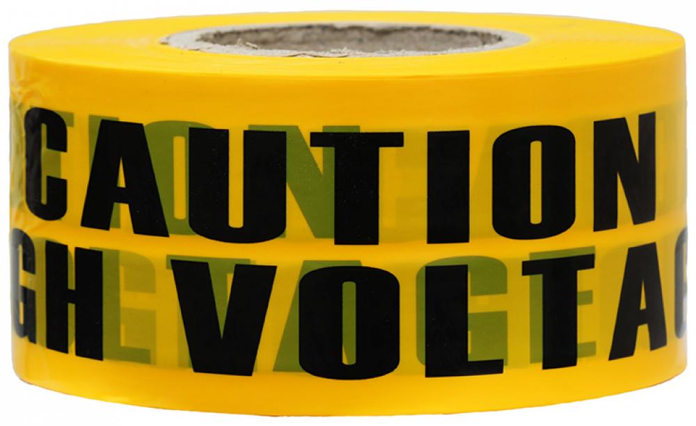 3&#34; X 1000&#39; Barricade Tape 3 Mil High Vol