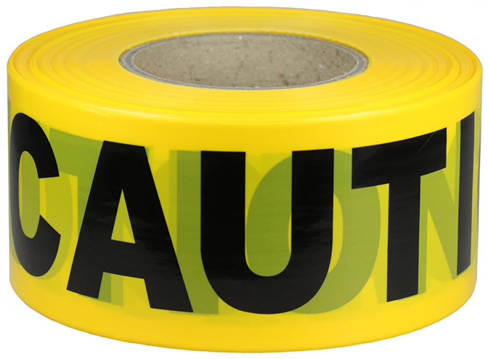 3&#34; X 1000&#39; Barricade Tape 3 Mil Caution