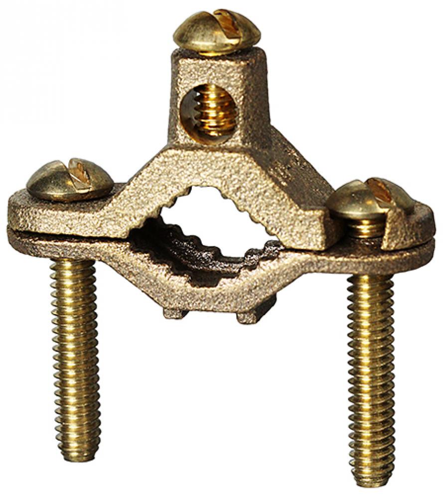 1/2 to 1&#34; Bare Ground Clamps Bronze Direct B