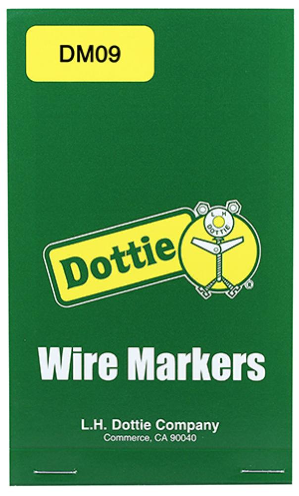 Wire Marker Books - Vinyl Cloth 0 - 9