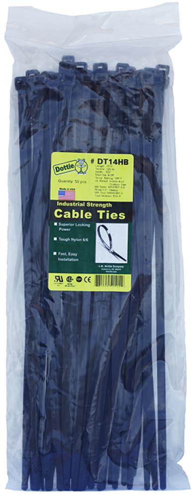 15&#34; Cable Ties U.V. Black Heavy Duty Straigh