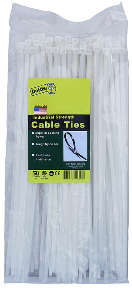 21-1/2&#34; Cable Ties Natural Heavy Duty Straig