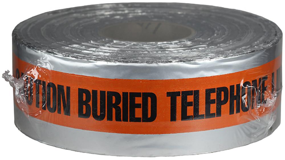 3&#34; X 1000&#39; Detectable Tape 5 Mil Telepho