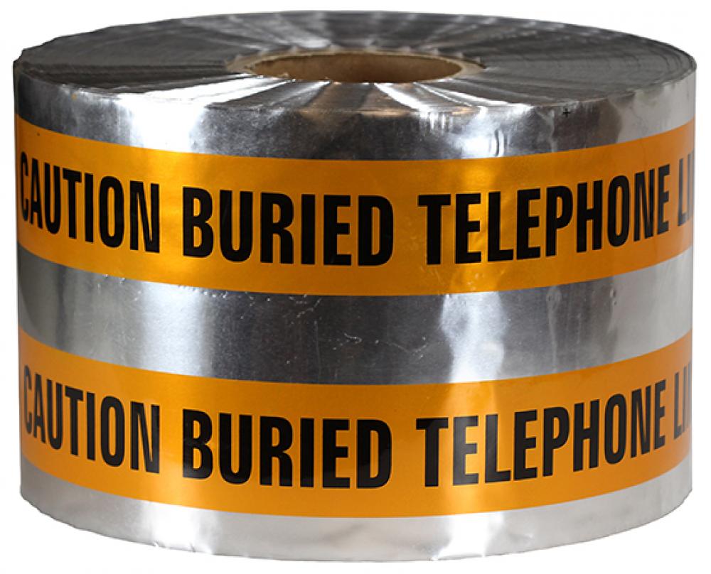 6&#34; X 1000&#39; Detectable Tape 5 Mil Telepho