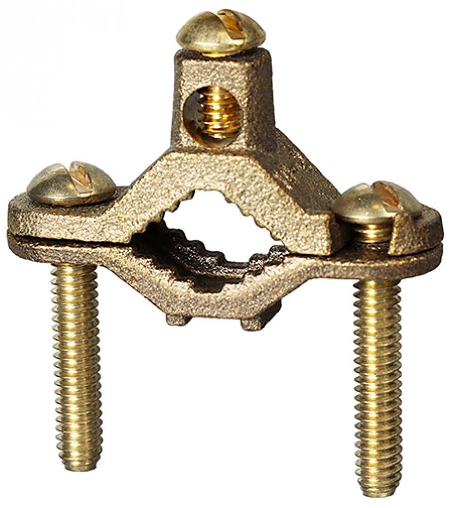 1/2 to 1&#34; Bare Ground Clamps Bronze