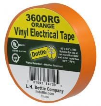 LH Dottie 360ORG - 3/4" X 60' X 7 Mil. Electrical Tape (Ora