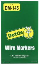 LH Dottie DM145 - Wire Marker Books - Vinyl Cloth 1 - 45