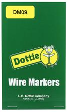 LH Dottie DM09 - Wire Marker Books - Vinyl Cloth 0 - 9