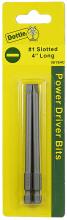 LH Dottie IB1S4C - Carded 2 pc. #1 X 4" - #6 Slotted Power Bit