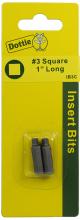 LH Dottie IB3C - Carded 2 pc. #3 X 1" - #12 - #14 Square Driv